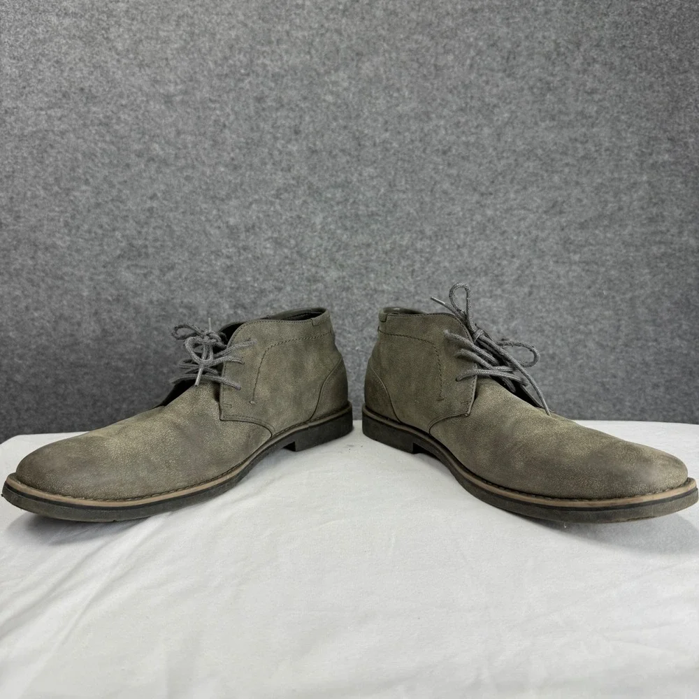 Sonoma Goods For Life Mens Braydon Chukka Boots Charcoal Gray Size 13 Medium
